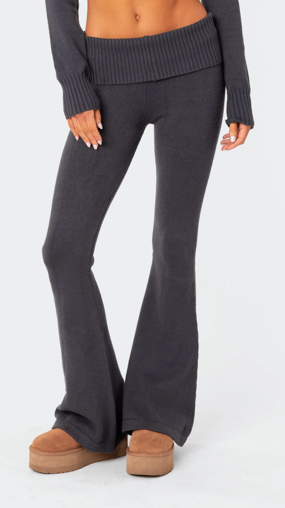 Slim Knit Flares + Free Top