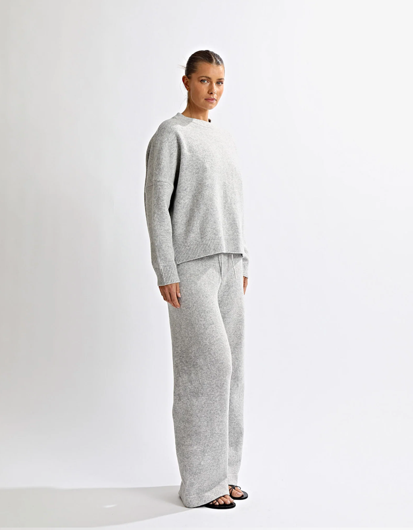 Grey Backless Sweat Set