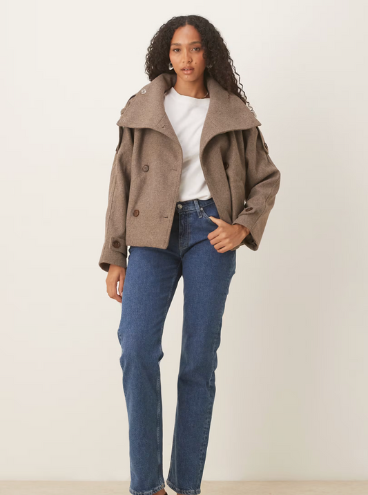Cropped Trench Coat