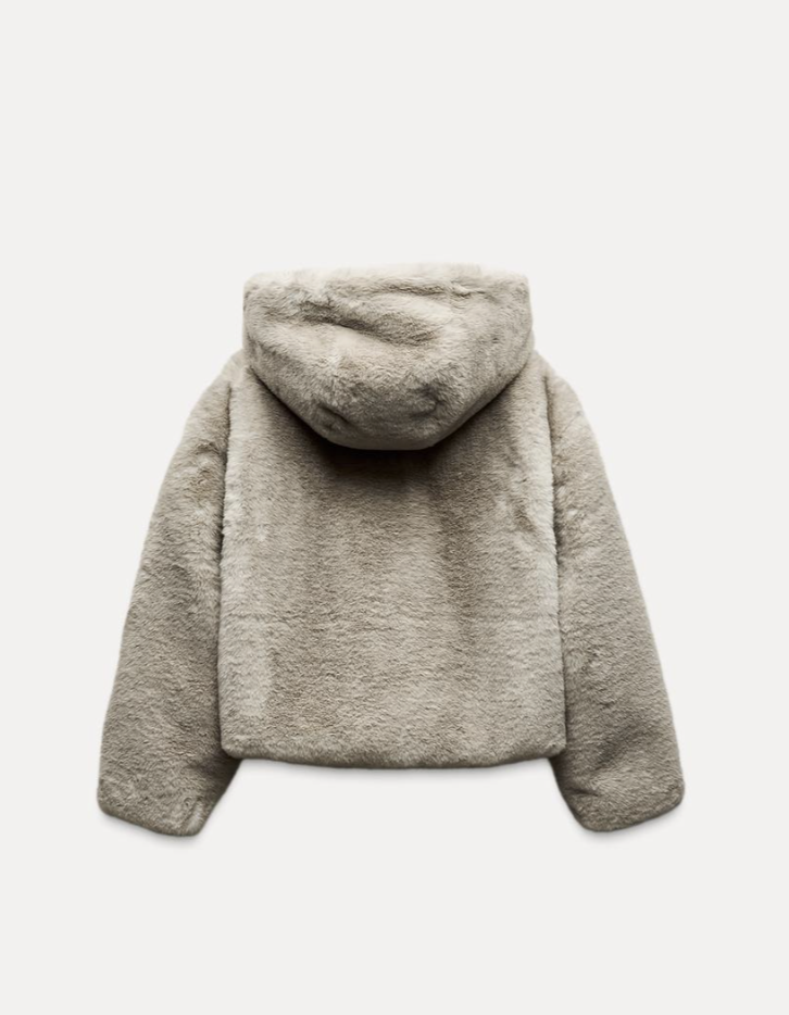 Hooded Teddy Jacket